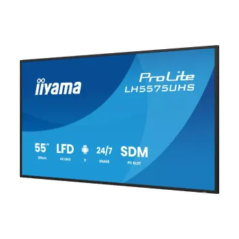 Дисплей Iiyama 54.6" 4K UHD/IPS /Android 11 (LH5575UHS-B2AG)