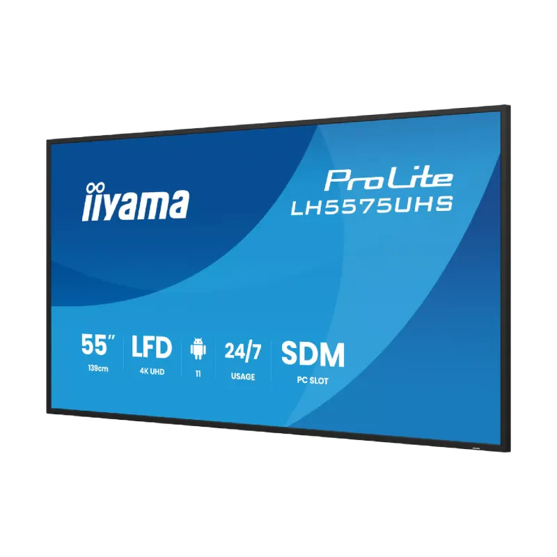 Дисплей Iiyama 54.6" 4K UHD/IPS /Android 11 (LH5575UHS-B2AG)