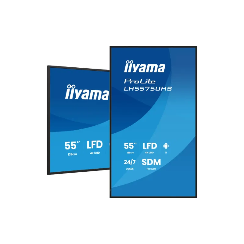 Дисплей Iiyama 54.6" 4K UHD/IPS /Android 11 (LH5575UHS-B2AG)
