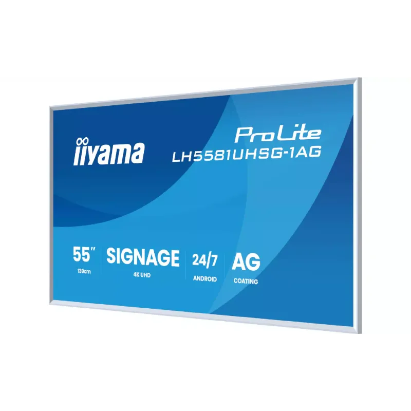 Display Iiyama 54.6" 4K UHD/IPS /Android 14 (LH5581UHSG-1AG)
