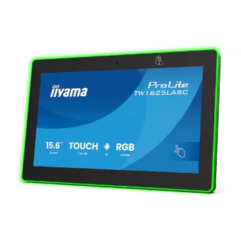 Монітор сенсорний Iiyama 15.6" FHD/IPS /Android 14 (TW1625LASC-B3PNR)