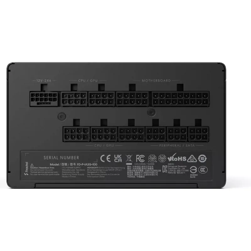 Блок живлення Fractal Design Ion 3 Gold (FD-P-IA3G-100-EU), ATX, 1000 Вт, Black