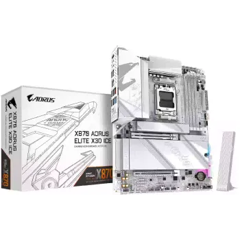 Alaplap Gigabyte Aorus Elite X870 X870, Ice (X870 AORUS ELITE X3D ICE)