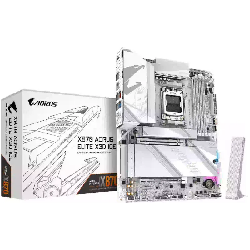 Matična plošča Gigabyte Aorus Elite X870 (X870 AORUS ELITE X3D ICE)