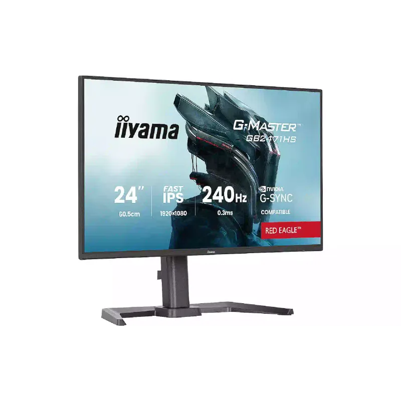 Монітор ігровий Iiyama 23.8" FHD/IPS  (GB2471HS-B1)