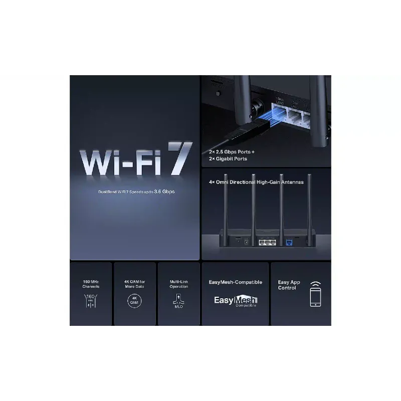 Маршрутизатор Mercusys (MR27BE)