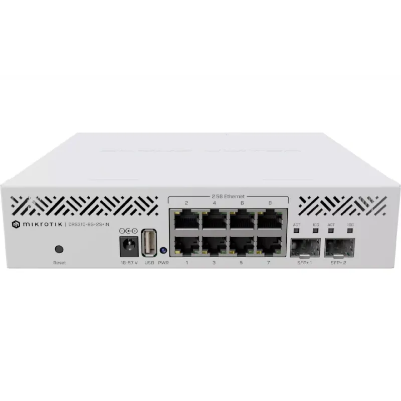 يُحوّل MikroTiK (CRS310-8G+2S+IN)