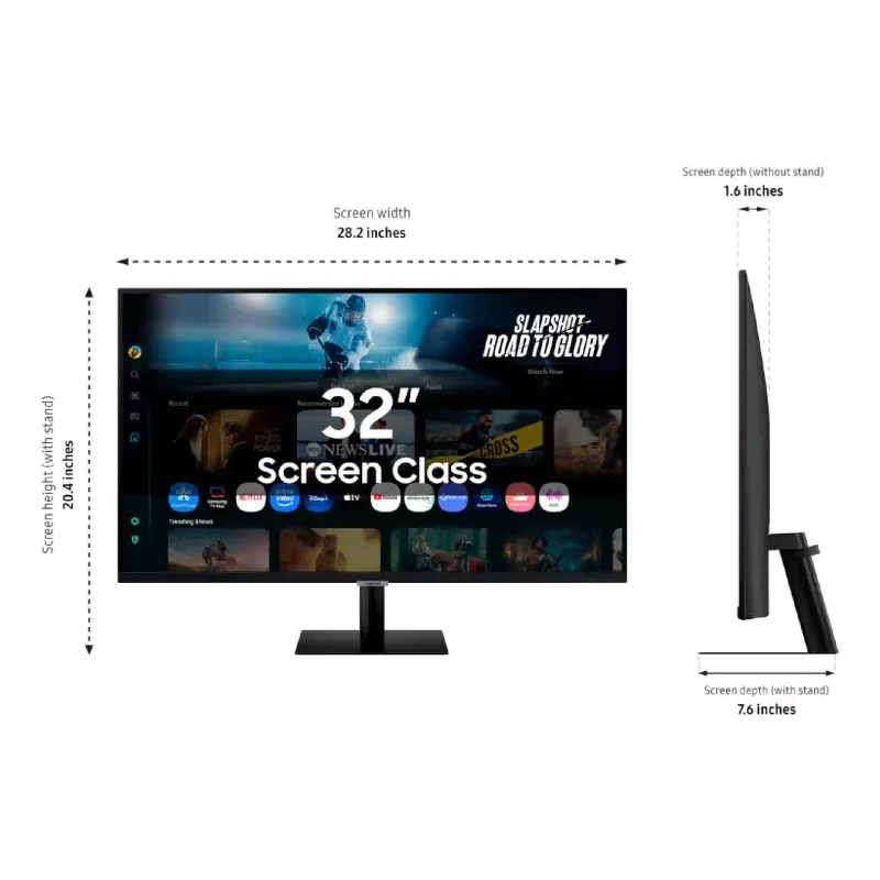 Монітор Samsung 32" 4K UHD  S32FM702 (LS32FM702UZXUA)