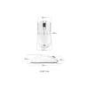 Миша Zowie (9H.N4MBE.A3E), бездротова, White