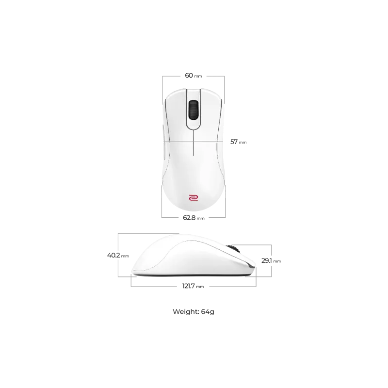 Miška Zowie, White (9H.N4RBE.A3E)