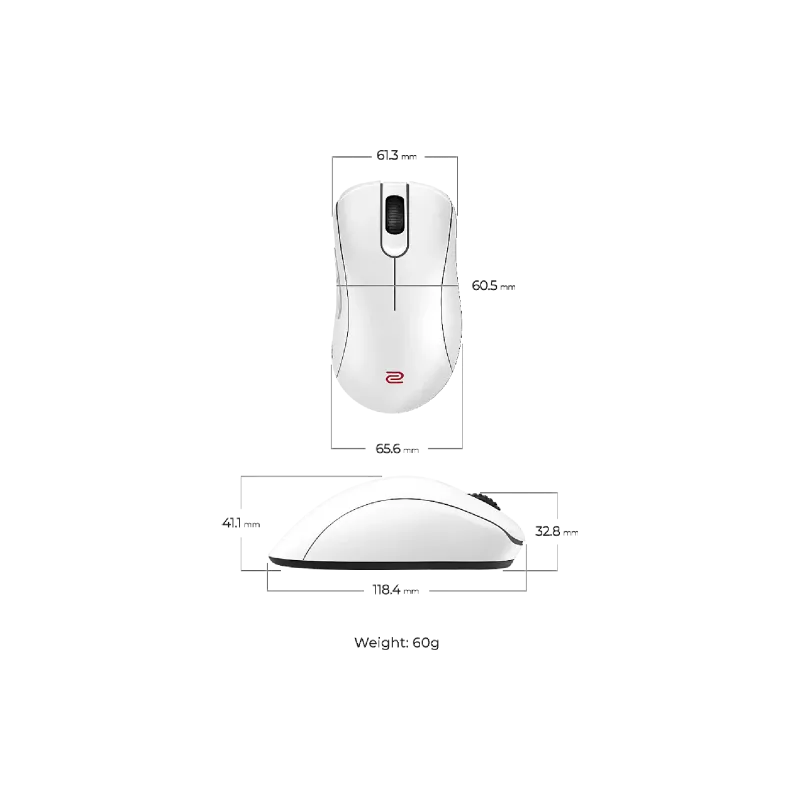 الفأر Zowie, White (9H.N4WBE.A3E)