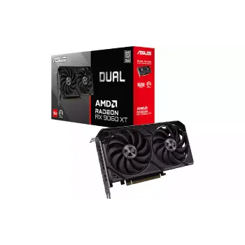 Tarjeta de video Asus Radeon RX9060XT (DUAL RX9060XT 16G)