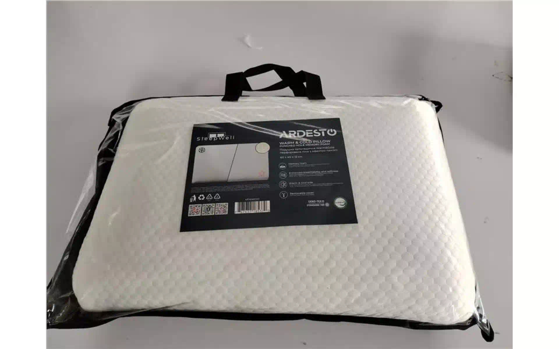 Ortopédiai párna Ardesto Sleepwell Warm & Cold, White (ART6040CWC) Ortopédiai párna Ardesto Sleepwell Warm & Cold, White (ART6040CWC)