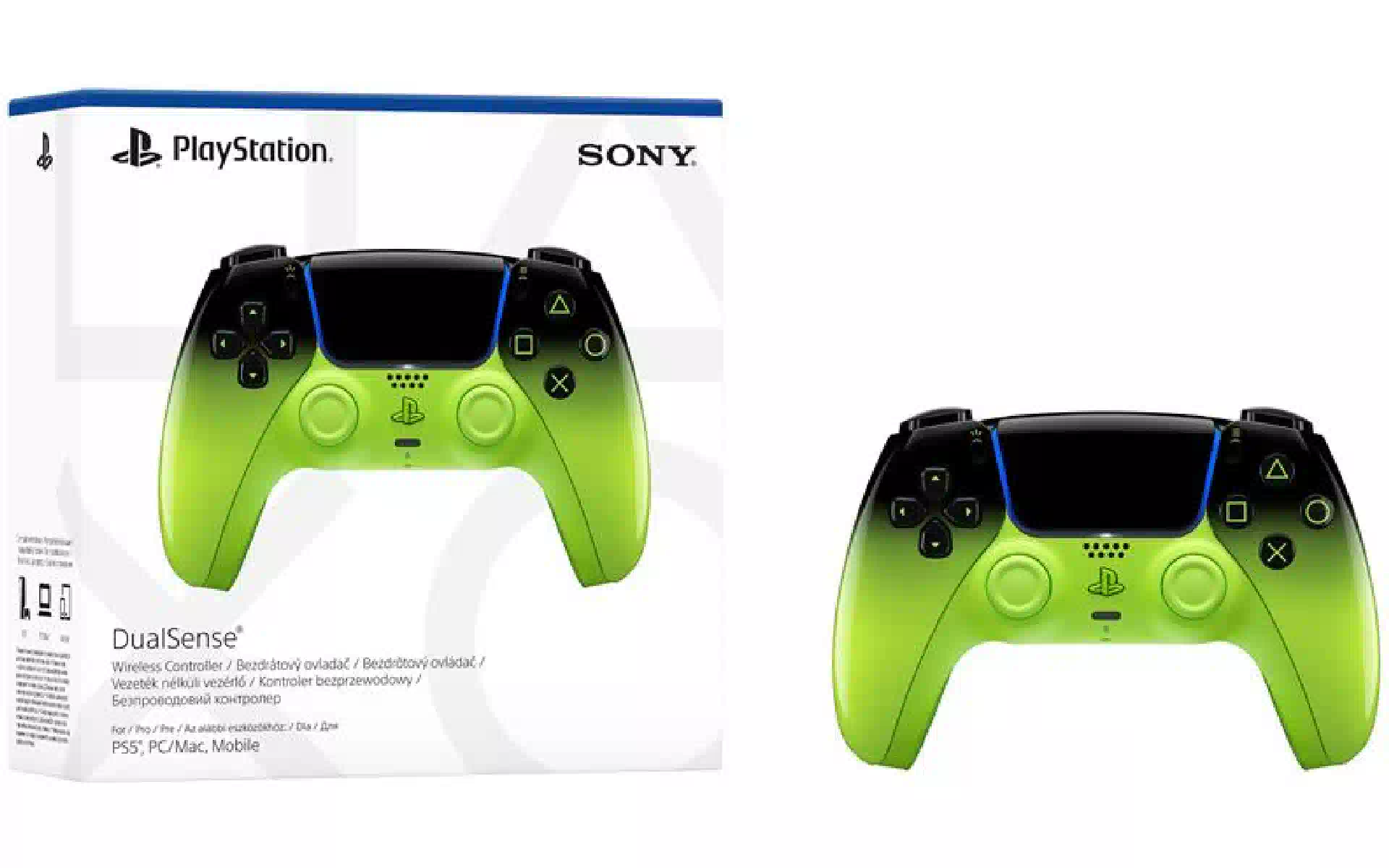 Геймпад PlayStation 5 Dualsense BT, Remix Green (1000048532) Геймпад PlayStation 5 Dualsense BT, Remix Green (1000048532)