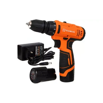 Шуруповерт-дриль Tekhmann TCD-12 QC (847983), акумуляторний