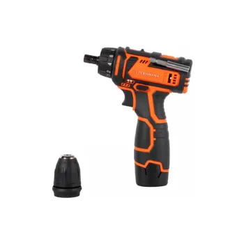 Шуруповерт-дриль Tekhmann TCD-12 S2 BS Kit (850977), акумуляторний