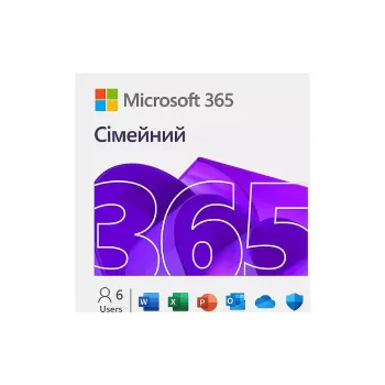 Software Microsoft 365 Family 6 user 1 Year Subscription (EP2-36891)