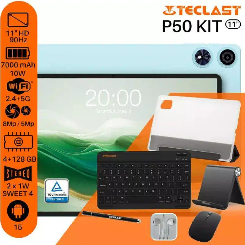 Таблет Teclast P50 KIT, Light Blue (6940709688519)