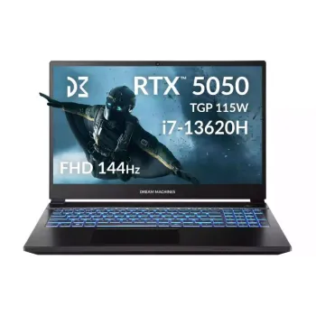 Φορητός υπολογιστής Dream Machines, Black (RG5050-15UA29)