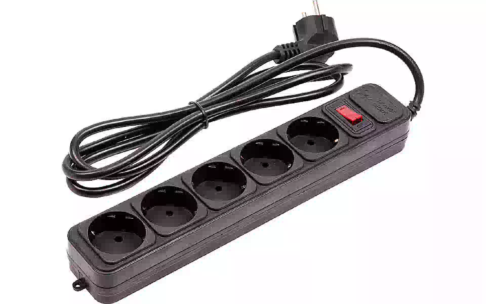 Мережевий подовжувач PowerPlant (EX610709), Black Мережевий подовжувач PowerPlant (EX610709), Black