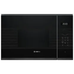 Horno microondas empotrado Bosch, Black/Stainless steel (BFL524MH2)