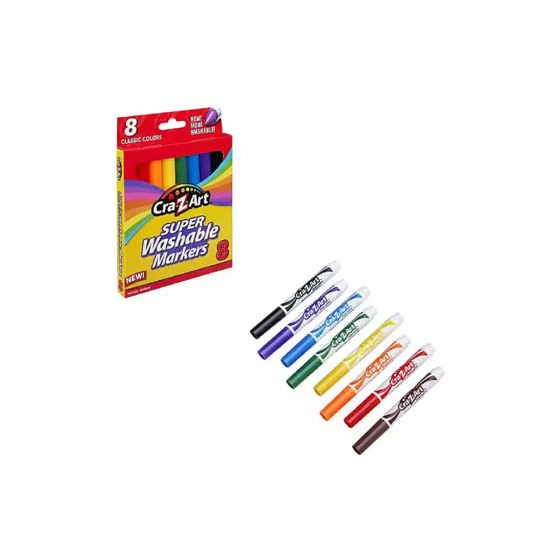 Маркер легкозмивний Cra-Z-Art Super Washable (10000CRA), 8 шт
