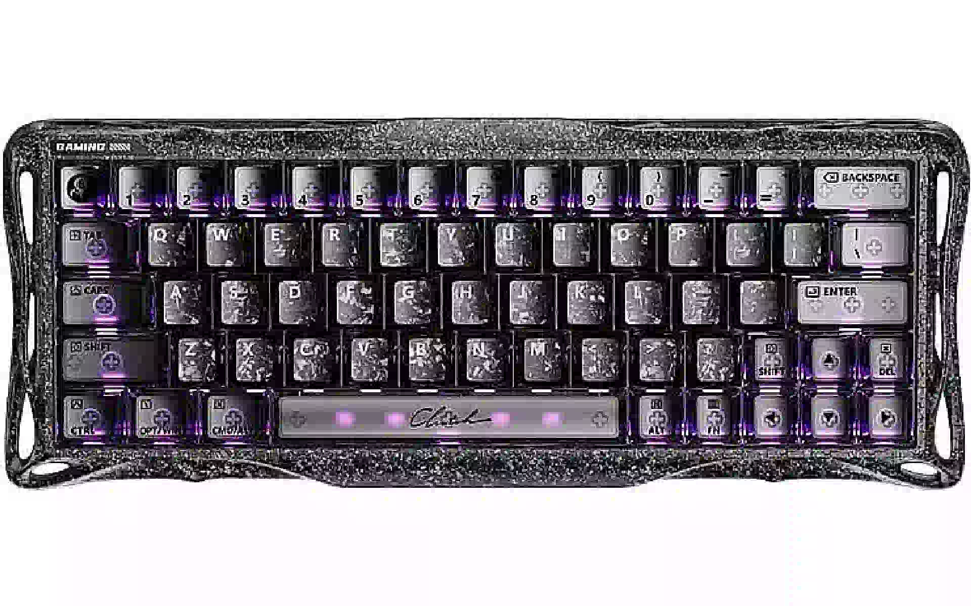 Keyboard GravaStar (GSV60PRO_CF_BLK), Cyber Frost Black Keyboard GravaStar (GSV60PRO_CF_BLK), Cyber Frost Black