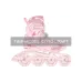 أحذية التزلج Miqilong Lumi 36-39, Pink (LSW-HA36-PINK)