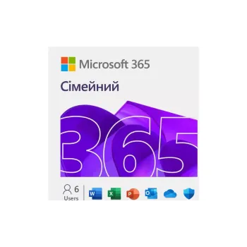 Software Microsoft 365 Family 6 user 1 Year Subscription (EP2-36891)