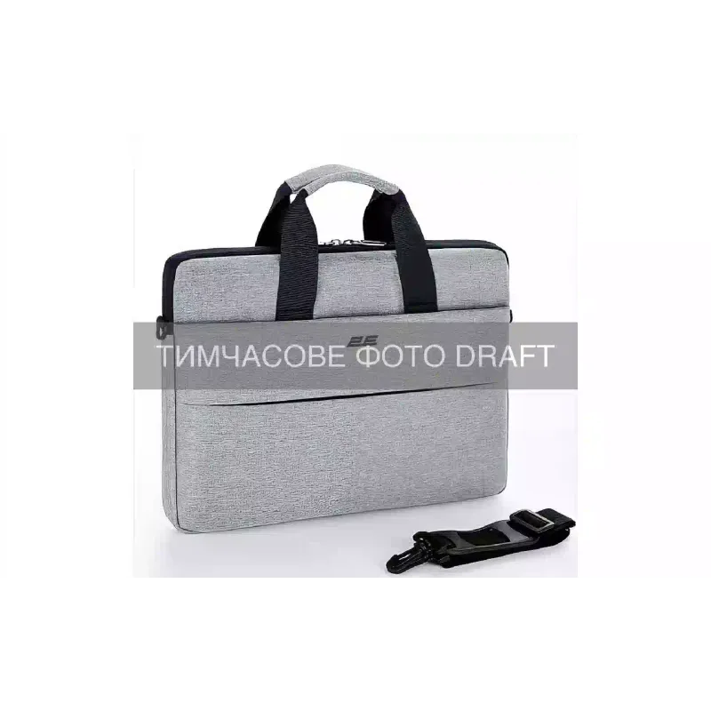 Tasche für 15,6"/16"-Laptops 2E Slim Keeper Plus, Gray (2E-CBT2396GR)