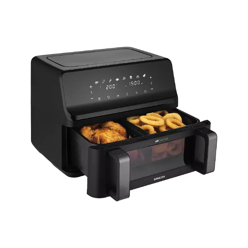 Multi-oven Sencor Dual Vita Fryer (SFR9650BK), 4.5 l, 2700 W, Black