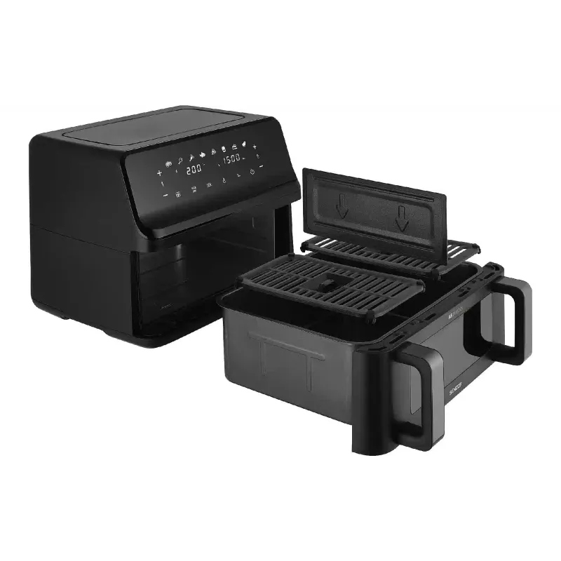 Multi-oven Sencor Dual Vita Fryer (SFR9650BK), 4.5 l, 2700 W, Black