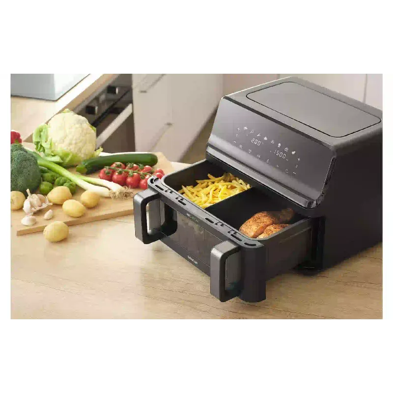 Multi-oven Sencor Dual Vita Fryer (SFR9650BK), 4.5 l, 2700 W, Black