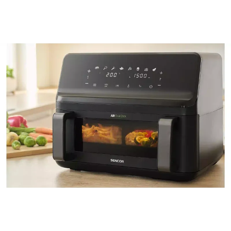 Multi-oven Sencor Dual Vita Fryer (SFR9650BK), 4.5 l, 2700 W, Black