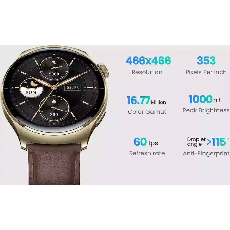 ساعة ذكية Mibro Lite 3 Pro, Pink Gold (XPAW019RG)