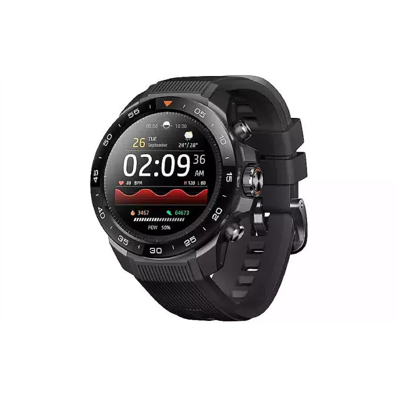 ساعة ذكية Mibro GS Explorer S, Black Obsidian (XPAW023OB)