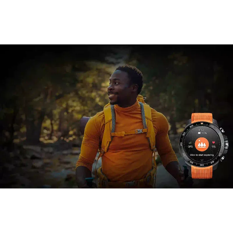 ساعة ذكية Mibro GS Explorer S, Black Obsidian (XPAW023OB)