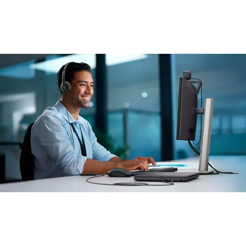 Headset Dell Wired Headset WH125 (520-BBLV), Black