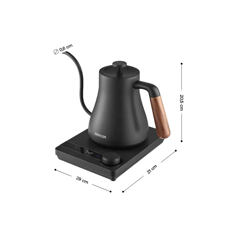 Electric kettle Sencor (SWK2828BK), 600 ml, Black