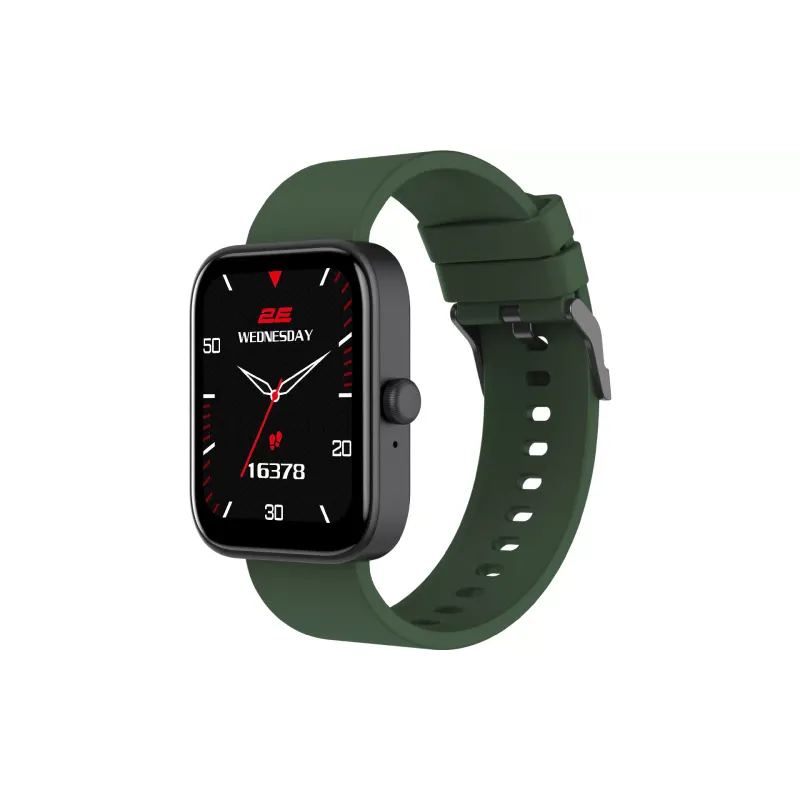 Смарт-годинник 2E Alpha SQ Music Edition (2E-CWW40BKGN-WS), 46 мм, Gray