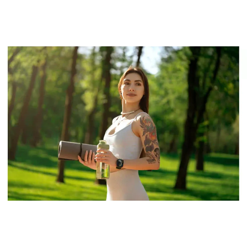 Смарт-годинник 2E Alpha SQ Music Edition (2E-CWW40BKGN-WS), 46 мм, Gray