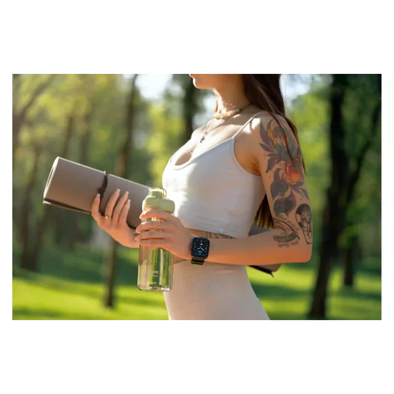 Смарт-годинник 2E Alpha SQ Music Edition (2E-CWW40BKGN-WS), 46 мм, Gray