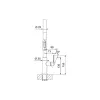 Torneira de cozinha Franke Maris Slim J Clear Water, Steel (120.0736.604)
