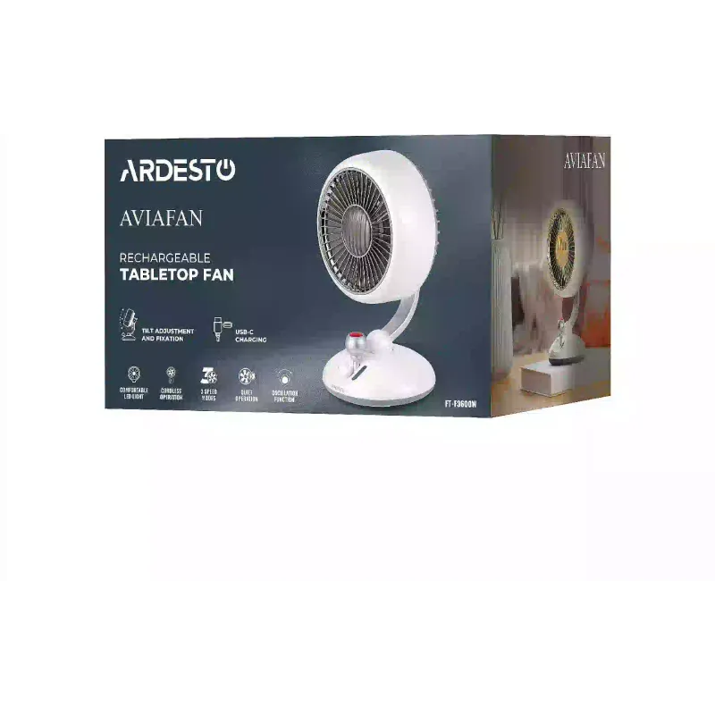 مروحة طاولة Ardesto AviaFan, White (FT-F3600W)