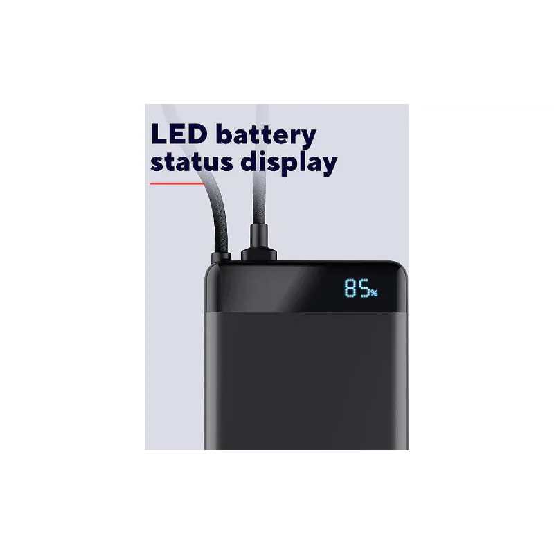Banco de energía Trust 10000 mAh, Black (25880_TRUST)