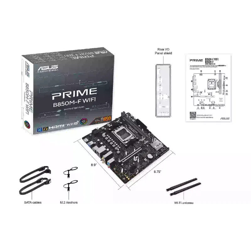 Дънна платка Asus Prime B850M-F (90MB1N80-M0EAY0)
