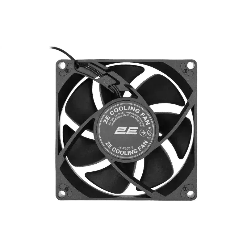 Вентилатор на корпуса 2E, Black (2E-F90B-S)