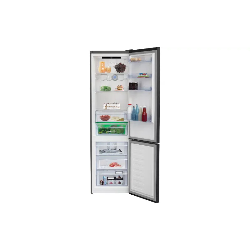 Fridge Beko (RCNA406E40ZXBRN), 253/109 l, Black