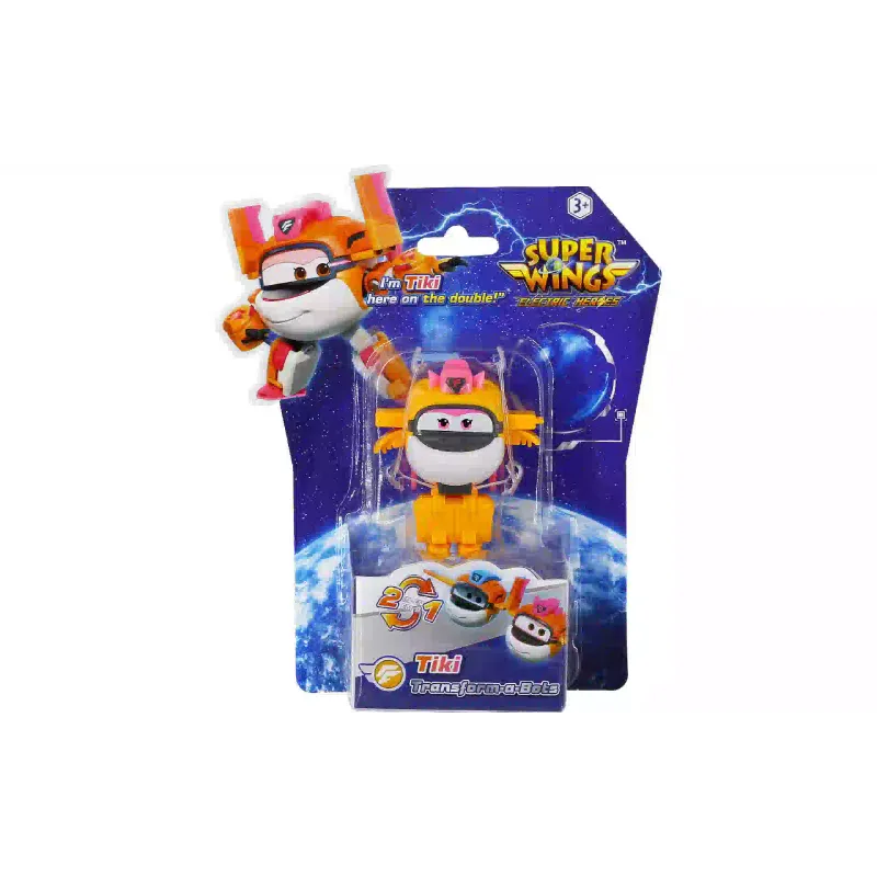 شخصية المتحول Super Wings Transform-a-Bots Tiki (EU780059)
