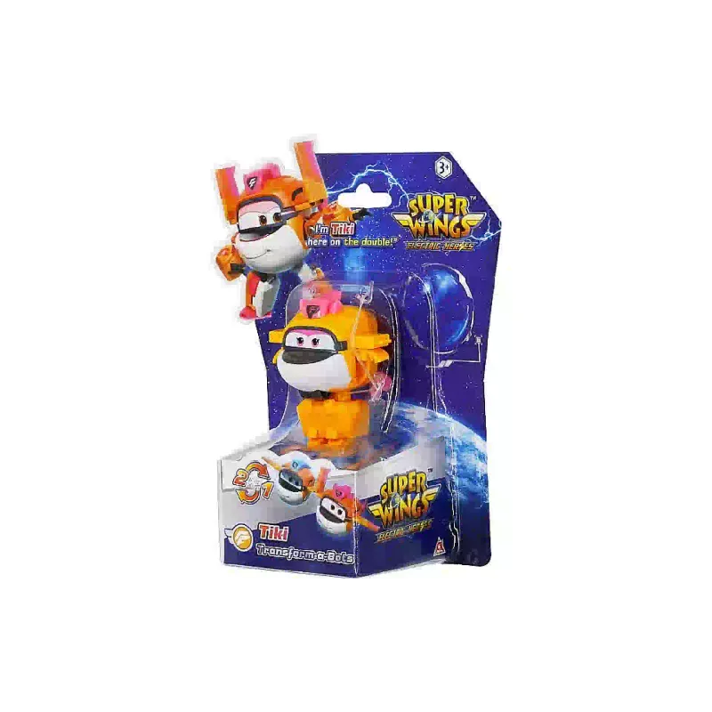 شخصية المتحول Super Wings Transform-a-Bots Tiki (EU780059)